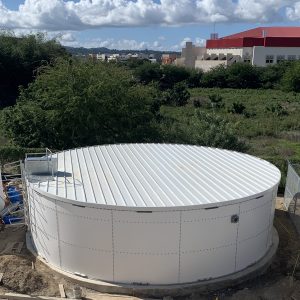 Powder Coated Steel Bolted Tanks